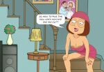 big_breasts family_guy implied_incest inviting_incest large_areolae lisalover meg_griffin wardrobe_malfunction