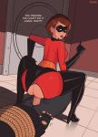  1boy 1girl ass big_ass bondage brown_hair cartoon_milf clothed_female dat_ass disney dominant_female domino_mask elastigirl erect_penis erection exposed_ass female_focus female_on_top female_penetrated helen_parr high_heel_boots high_heels high_res light-skinned_female light-skinned_male male male/female mare_ten mature mature_female milf penis pixar rape reverse_rape short_hair smooth_skin straight superheroine the_incredibles thigh_high_boots 