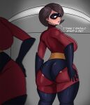  1girl ass ass_focus ass_grab big_ass big_breasts big_butt breasts bubble_ass bubble_butt canonical_scene cartoon_milf clothed clothed_female clothing dat_ass disney domino_mask elastigirl elastigirl_ass_redraw escriba fat_ass female female_focus female_only fully_clothed fully_clothed_female helen&#039;s_ass_check helen_parr high_res light-skinned_female light_skin mask mature mature_female milf mirror pixar sexy sexy_ass sexy_body sexy_breasts sexy_pose short_hair solo solo_female solo_focus straight_hair tagme the_incredibles thick_ass thick_thighs wide_hips 