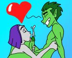 1boy 1boy1girl 1girl 2024 beast_boy bold-n-brash bukkake closed_eyes dc_comics demon_girl ejaculating_cum forehead_jewel garfield_logan green_penis grey_skin grin heart jewel_on_forehead male male/female nude nude_female older older_female older_male purple_hair rachel_roth raven_(dc) semen semen_on_body semen_on_face simple_background smile superhero superheroine teen_titans tongue tongue_out young_adult young_adult_female young_adult_male young_adult_woman