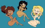  1girl 3_girls aged_up amphibia anne_boonchuy asian asian_female ass ass_focus breasts completely_nude cropped cropped_image curvaceous dark_skin disney disney_channel double_v edit fair_skin feet female_focus female_only grin hourglass_figure light_skin long_hair marcy_wu multiple_females multiple_girls multiple_poses nightowlcris nipples nude nude_female ponytail pose sasha_waybright short_hair simple_background slavic smiling_at_viewer straight_hair taiwanese thai thick_ass thick_legs thick_thighs third-party_edit trio trio_focus v voluptuous wide_hips 