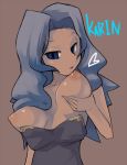  artist_request big_breasts blue_eyes blue_hair breasts creatures_(company) elite_four elite_four_(kanto_region) game_freak humans_of_pokemon karen_(pokemon) karin_(pokemon) nintendo pokemon pokemon_(anime) pokemon_(game) porkyman silver_blue_eyes silver_blue_hair 