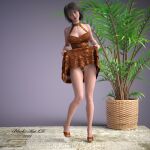  black-kat-3d-studio dress pubic_hair solo_female vulva 