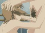  animated anime brown_hair deepthroat fellatio female gif hand_on_ass hand_on_head hand_on_side hands_on_head haneoka_miku hentai irrumatio loop lowres male_pubic_hair nude on_knees oral penis princess_69 princess_69_midnight_gymnastics qvga saliva shintaisou short_hair standing uncensored 