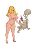 american_dad francine_smith handjob roger_(american_dad)