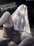 about_to_fuck bride nude nude_female pussy pussy_hair pussy_peek scp-1471 scp_foundation seductive showing_pussy skull stockings wedding_night wedding_veil