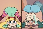 2_girls ai_generated ass_in_air ass_up blonde_female blonde_hair cappeseller disney disney_channel disney_princess disney_xd face_down_ass_up jack-o_pose jackie_lynn_thomas jackochallenge skater skater_girl star_butterfly star_vs_the_forces_of_evil svtfoe thick_thighs walt_disney