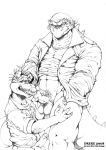  2008 dinosaurs dinosaurs_(series) dreke fellatio monochrome oral robbie_sinclair spike_(dinosaurs) text yaoi 