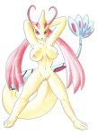 breasts milotic navel pitch-black-crow pokemon