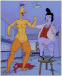 bernice_hufnagel breasts chicken duck duckman duckman:_private_dick_family_man erect_nipples erection furronika gun king_chicken nipples nude penis pubic_hair pussy uncensored weapon