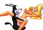 1boy 1girl animaniacs anthro anthro_on_human ass bbmbbf breasts closed_eyes cum cum_in_pussy cum_inside hello_nurse human lipstick male male/female navel nipples nude open_mouth palcomix penis pussy sex teeth tongue vaginal vaginal_penetration vaginal_sex warner_brothers yakko_warner