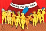  ass erect_nipples helen_lovejoy huge_breasts luann_van_houten manjula_nahasapeemapetilon marge_simpson maude_flanders shaved_pussy the_simpsons thighs 