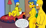  homer_simpson kirk_van_houten luann_van_houten marge_simpson tagme the_simpsons 