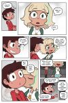 1boy 1girl aged_up comic dialogue disney disney_channel disney_xd end_of_year_party english english_text jackie_lynn_thomas kissing latino male marco_diaz raicosama star_vs_the_forces_of_evil tomboy