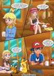  ash_ketchum bbmbbf bonnie citron_(pokemon) clemont comic dedenne eureka_(pokemon) fennekin fletchling palcomix pikachu pokemon pokepornlive satoshi_(pokemon) serena_(pokemon) wet_dreams_3 