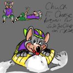  1girl animatronic charles_entertainment_cheese chicken chuck_e._cheese chuck_e._cheese&#039;s_pizzeria clothed_sex cream cum cute fanart fnaf giant_cock giant_penis ibispaintx male mouse rat request rodent semen showbiz_pizza sperm 