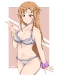 alluring asuna asuna_(sao) auburn_hair darkstar31 hot lingerie posing sexy sword_art_online voluptuous