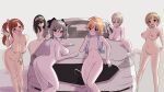  16:9_aspect_ratio 1girl 6+girls aiba_yumi car ground_vehicle high_resolution idolmaster idolmaster igarashi_kyouko kanzaki_ranko motor_vehicle multiple_girls ninomiya_asuka nude sagisawa_fumika shiomi_shuuko smile vehicle 