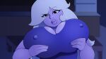 1digitalkaiju 1girl alternate_breast_size amethyst_(steven_universe) big_breasts breast_grab breasts digitalkaiju female_focus female_only huge_breasts mature mature_female nipples seductive seductive_eyes seductive_look seductive_smile sexy sexy_breasts sexy_lips smile solo_female solo_focus steven_universe tagme thick_lips