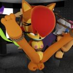 bondage rouge_the_bat sally_acorn sega smpthehedgehog sonic tagme