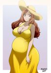 belly_expansion bleach brown_eyes inoue_orihime orange_hair pregnant sado-art