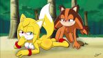 sega sonic sonic_(series) sonic_boom sonic_the_hedgehog_(series) sticks_the_jungle_badger tagme wesambjusdem zooey_the_fox