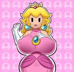  animated big_breasts exposed_breasts no_sound paper_mario paper_peach paper_princess_peach squidapple tagme webm 