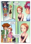  1girl 2_boys 2boys bbmbbf comic daisuke_motomiya davis_motomiya digihentai digimon hikari_yagami motomiya_daisuke palcomix taichi_yagami the_love_of_a_hopeless_romantic_(comic) yagami_hikari yagami_taichi 