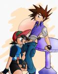  ash_ketchum cum cum_drip cum_in_mouth cum_inside deepthroat erection fellatio gary_oak internal_cumshot masturbation oral penis pokemon satoshi shigeru trainer 