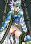  blush bottomless_female braided_hair lenneth long_hair tentacle_rape tentacle_sex tentacles_in_anus valkyrie_profile white_hair 