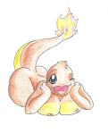 charmander pitch-black-crow pokemon tagme tail white_background