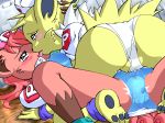 blush g-sun jolteon pokemon vulpix