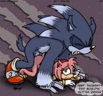 1boy 1girl amy_rose annie-mae anthro caption english_text sega size_difference sonic sonic_team sonic_the_hedgehog sonic_the_werehog sonic_unleashed text