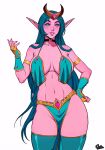  blue_eyes blue_hair bulma_brief_(cosplay) cosplay cosplaying darkra elf elf_ears gif kaname_chidori long_hair lulusa_wildmist morrigan_aensland_(cosplay) oc original_character pink_skin request tag world_of_warcraft 