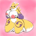 renamon from digimon by averyshadydolphin