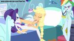 applejack applejack_(eg) double_dildo equestria_girls my_little_pony older older_female ponetan rainbow_dash rainbow_dash_(eg) rarity rarity_(eg) slingshot_bikini young_adult young_adult_female young_adult_woman