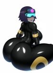 1girl ai_generated big_ass big_breasts dat_ass dc_comics goggles huge_ass huge_breasts hypnosis mind_control nai_diffusion rachel_roth raven_(dc) teen_titans visor young_adult