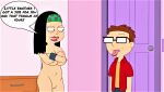 american_dad arms_crossed ass breasts erect_nipples hayley_smith nude shaved_pussy steve_smith thighs tongue_out