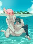 2_girls 2girls adult age_difference ahegao barefoot black_eyes black_hair boruto:_naruto_next_generations breasts completely_nude drowning female_only finger_fuck fingering fingering_partner fingering_pussy glasses gomiqo green_eyes incest kneel legwear lesbian_sex mother_&_daughter naruto naruto_(series) nipples nude ocean older_female one_leg_up one_thighhigh outside partially_submerged pink_hair pussy sakura_haruno sarada_uchiha sea sex single_thighhigh sitting spread_legs stirrup_legwear submerged teen toeless_legwear underwater underwater_sex vaginal_sex water younger_female yuri