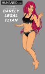 starfire from teen titans by sp0rel0rd