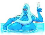  blue_diamond blue_diamond_(steven_universe) blue_eyes blue_hair blue_skin blush gigantic_ass gigantic_breasts hourglass_figure slb steven_universe 