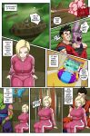 android_18 ass big_ass big_breasts blonde_hair dragon_ball dragon_ball_super gohan gohan_(dragon_ball_z) huge_ass milf pinkpawg sports_uniform