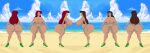  areolae ass big_ass big_breasts breasts commission dat_ass disney dk female human nipples princess_ariel riffsandskulls the_little_mermaid topless ursula vanessa_(the_little_mermaid) wedding_ring yuri 