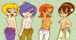  ass avatar:_the_last_airbender ben_10 big_ass black_hair blonde_hair blue_hair bubble_butt crossover ed,_edd,_&#039;n&#039;_eddy green_eyes gwen_tennyson jeans marie_kanker nazz nipple rayryan_(artist) red_hair sideboob toph_bei_fong topless 