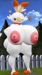  dra111_(artist) female_furry female_only furry furry_female pokemon scorbunny 