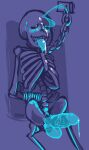  1boy 2010s 2015 2d 2d_(artwork) animated_skeleton artist_name bad_id bad_tumblr_id balls blue_background blue_blush blue_eye blue_penis blue_testicles blue_tongue blush bottom_sans bound_arms bound_wrists chain chain_leash chains collar cowboy_shot digital_media_(artwork) drooling ectopenis ectotongue glowing_eye inactive_account male male_only malesub monster naked noxiousaberration nude penis sans sans_(undertale) simple_background skeleton solo solo_male submissive submissive_male sweat testicles tied_up tied_wrists tongue tongue_out tumblr uke_sans undead undertale undertale_(series) video_game_character video_games 