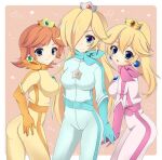 ass breasts clothing mario_(series) nintendo princess_daisy princess_peach princess_rosalina rosalina yukatan_hantou