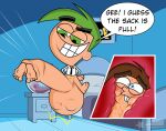  balls barefoot big_balls big_penis bottomless cock_vore cosmo dialogue fairy fairycosmo fairycosmo_(artist) foreskin half-closed_eyes head_first hyper hyper_balls hyper_penis inside inside_balls long_foreskin male male/male nude nude_male penis penis_vore shirt smile the_fairly_oddparents timmy_turner uncircumcised uncut vore x-ray yaoi young 