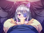 cat_ears censored cha~nge!_~ano_ko_ni_natte_kunkun_peropero~ eyepatch fellatio gif loop oral pov pov_eye_contact tanabe_rumia