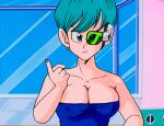 1girl anime anime_milf aqua_eyes aqua_hair big_breasts breasts bulma bulma_brief dragon_ball dragon_ball_z female_focus high_res human naughty_turtle patreon patreon_paid patreon_reward solo_female